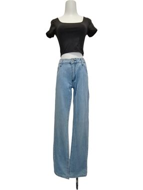 💙💙💙 Aldo Barone Light Blue Wide Leg Men's Jeans